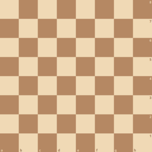 plateau d'échecs couleur beige et marron